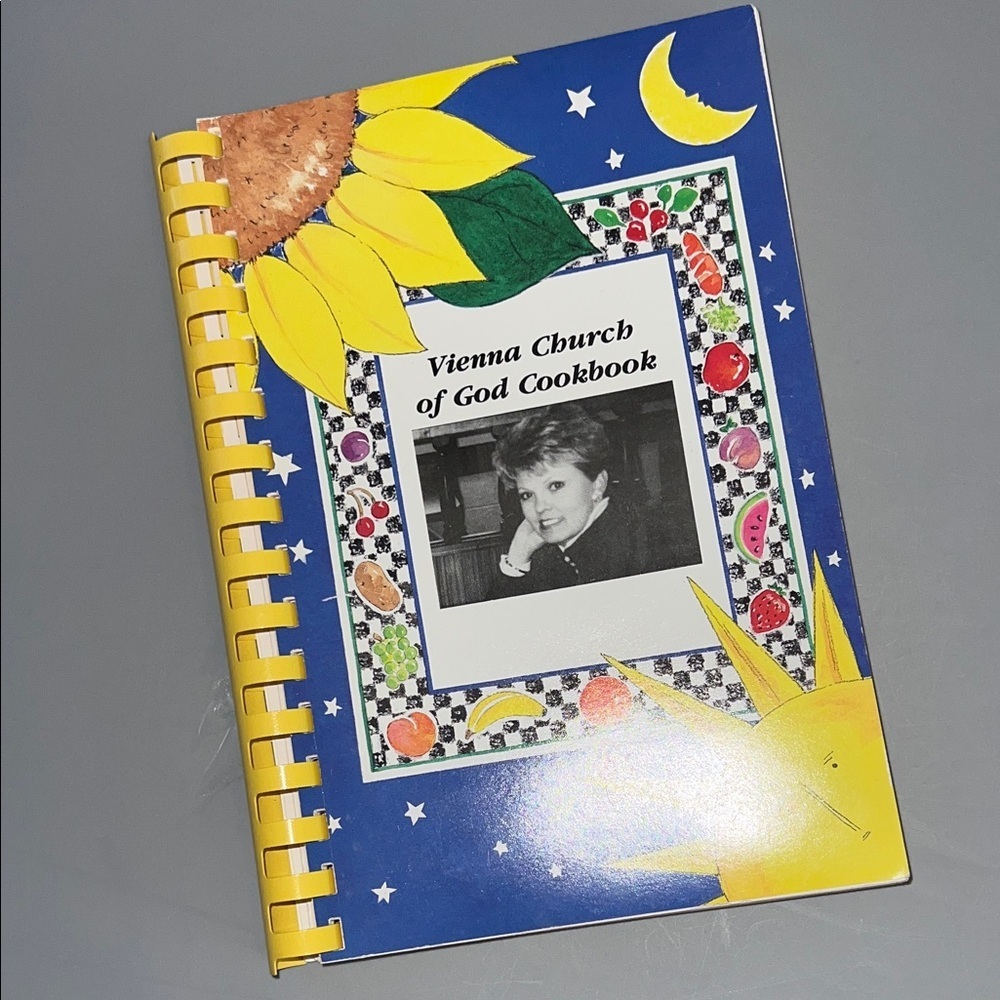 Vintage 90’s Church Colorful Spiral-Bound Cookbook